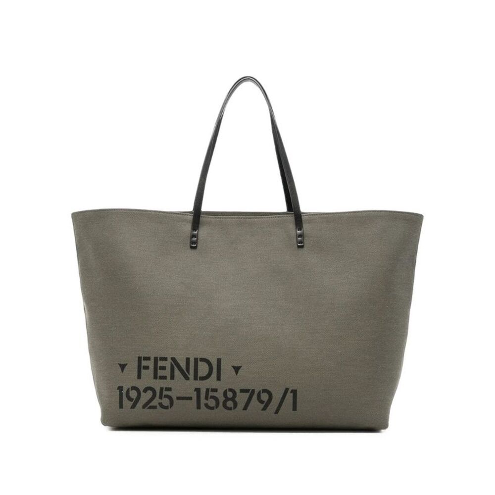 Borsa "Roll Large" In Canvas Stampa Stencil Women